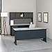Bush Business Furniture Series A 72W Desks with Hutch and Mobile File Cabinets in Slate and White Spectrum