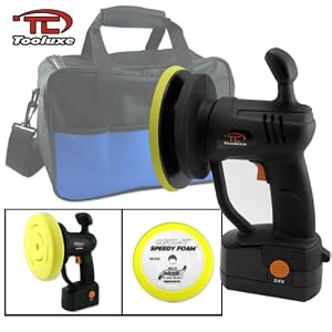 Tooluxe-TL-10664L-Super-Duty-24-Volt-Cordless-Random-Orbital-Polisher-with-8-Inch-SM-Arnold-Buffing-Pad-and-Carry-Case