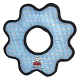 Tuffy's Mega Gear Ring Dog Toy, Chain Link Print