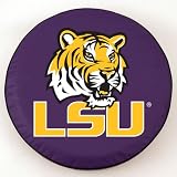 LSU Tigers College Spare Tire Covers Size: J - 27 x 8 Inch