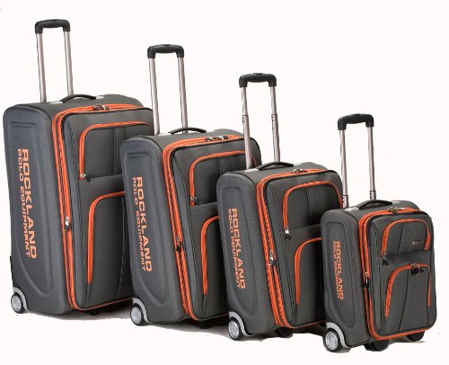 Rockland luggage varsity polo equipment 4 piece luggage…