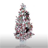 Christmas snow and berry tree medium
