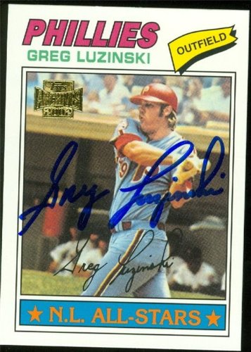 Greg Luzinski Autographed Hand Signed MLB Baseball Card Philadelphia Phillies 2002 Topps ArchivesB0055HGXOK : image