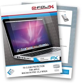 atFoliX FX-Clear Ecran-Protecteur pour Apple MacBook Pro 13,3 WXGA - Ultra-clair et � rev�tement dur! La plus haute qualit� - Made in Germany!