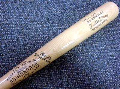 Willie Mays Autographed/Hand Signed Adirondack Bat PSA/DNA #Q19509