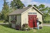 10 x 10 Williamsburg Colonial Garden Shed Panelized Kit