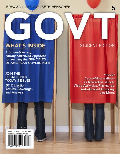 GOVT with CourseMate Printed Access Card  American and Texas Government1133956092