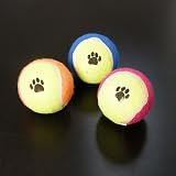 Produkt-Bild: 2-TECH Hundespielzeug: 3 bunte B&auml;lle im Set