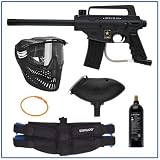US Army Alpha Black Basic Edition Paintball Marker Package Combo B