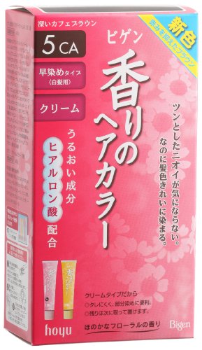 ビゲン 香りのヘアカラー クリーム 5CA 深いカフェブラウン 1セット[HTRC5]