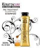 KERATIN BRAZILIAN CLARIFYING GOLD & HONEY BIO SHAMPOO HAIR CLARIFYING kc KERATIN CURE ORIGINAL CLEANSE 300ML 10.14FL OZ CONTIENE KERATINA CHAMPU CLARIFICANTE