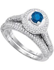 1.20CT-DIA 0.40CT-CRD BRIDAL SET