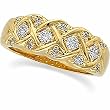 14K Yellow Gold Diamond Wedding/Anniversary Band - 0.38 Ct.