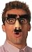 Everyday Funny Nose and Glasses Disguise (Standard)