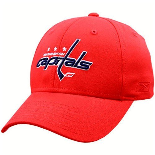 Reebok Washington Capitals Red Structured Adjustable Hat