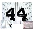 Reggie Jackson New York Yankees Hand Signed Rawlings Authentic Style Home Jersey