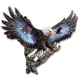 IMAGE OF Silent Sentinel Collectible Bald Eagle Wall Sculpture by The Bradford Exchange