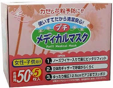 petit medical mask 55pieces