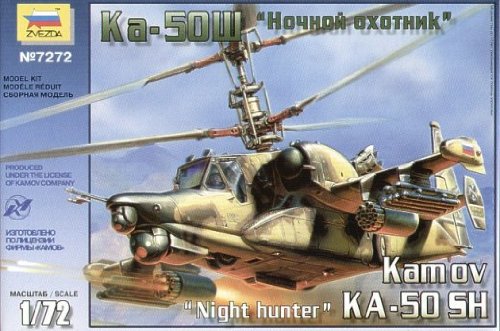 Kamov KA-50 SH Night Hunter Helicopter 1-72 Zvezda