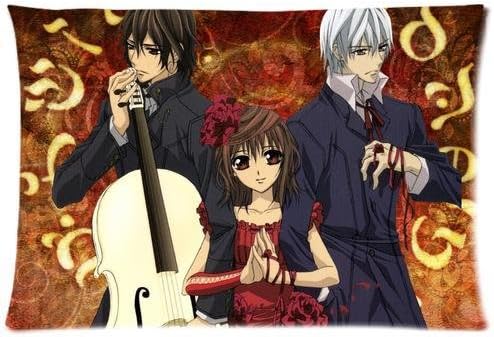 Custom Anime Vampire Knight Pillowcase Standard Size Design Cotton Pillow Case