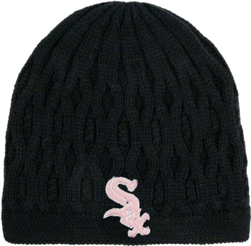 MLB White Sox Women's Ella Knit Beanie at Amazon.com