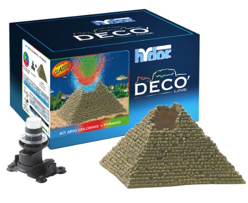 Hydor Deco Classic Collection Ancient Ruins Aquarium Ornament Kit, Pyramid Hydor Deco Classic Collection Ancient Ruins Aquarium Ornament Kit, Pyramid