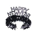 Happy New Year Tiara - Black (50 pk.)