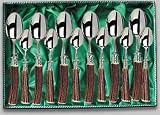 Linder Solingen Rehwappen Besteck Serie 4 - Tafelbesteck Set 12-teilig : 6...