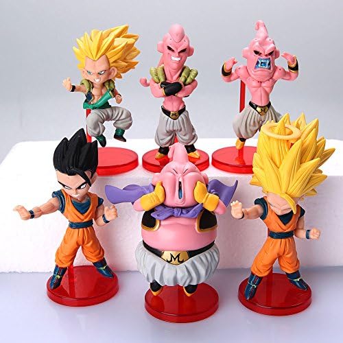 6pcs/set Anime Vegeta Kid Toy Action Figures