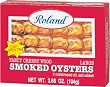 Roland Smoked Oysters in cottonseed oil, salt added, 3.66-Ounce Cans (Pack of 10)