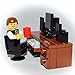 LEGO Furniture: Computer Desk (Brown) - Desk, Monitor, Speakers, Chair, Keyboard & Mouse