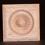 7/8" x 3-1/4" Oak Rosette [CAPITOL CITY LUMBER]