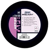 Pro Art 1-Inch by 60-Yards Artist Tape, Black