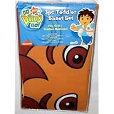 Nickelodeon Go Diego 3 Pc Toddler Sheet Set