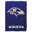 Baltimore Ravens 60"x80" Raschel Blanket