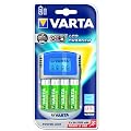 Varta Power Play LCD Charger m. 4 AA (2500mAh) Professional Accus + 12V + USB