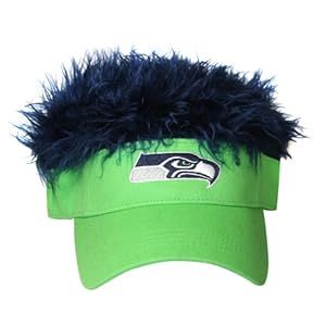 NFL Seattle Seahawks Flair Hair Adjustable Visor, Light Green