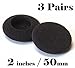 3 pairs 50mm Headphone Earphone Earbud Ear Pad earpad Foam Cover