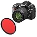 Neewer 67mm Full Red Color Filter for Camera Lens with 67mm Filter Thread