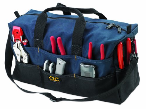 Custom Leathercraft 1113 Extra Large Tote Bag, 17-Pocket