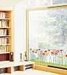 Easy Instant Decoration Wall Sticker Decal - Growing Flowers