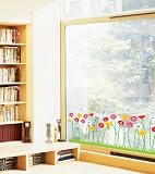 Easy Instant Decoration Wall Sticker Decal - Growing Flowers