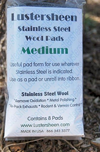 Lustersheen Oil Free Stainless Steel Wool (Medium Grade)