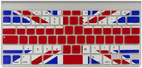 Luoful - Banner Series US Layout Keyboard Cover Silicone Skin for MacBook Pro 13" 15"17" (with or w/out Retina Display) iMac and MacBook Air 13" and iMac Wireless Keyboard - UK Flag