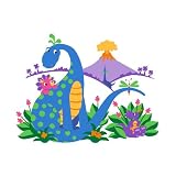 Prehistoric Playpals Paint by Number Wall Mural