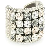 Sorrelli Snow Bunny Neutral Circle Stud Crysta