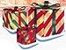 Penn 52-828-066 3-Piece Glistening Striped Gift Box Lighted Christmas Yard Art Decoration Set