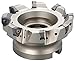 KYOCERA MFWN908000R10T Face Mill, Steel, 90 Degree Cutting Angle, 8.0000" Cutting Diameter, 0.3150" Max Cut Depth