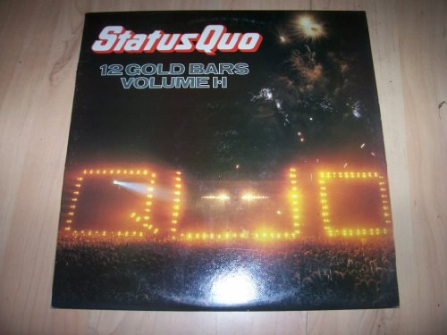 STATUS QUO 12 Gold Bars Volume 1+1 UK LP 1984 cd cover