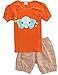Cat Girls Pajamas for Children Cotton 2 Piece Sleepwear Clothes Kids Shorts Set